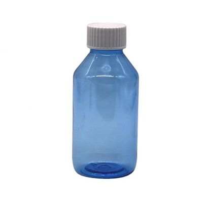 PET-Flasche für Hustensaft pharmazeutischer Qualität mit Schraubkappe und individuellem Logo