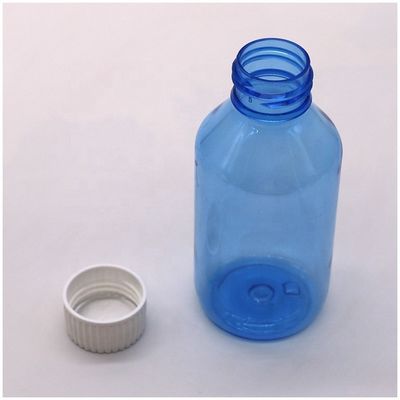 PET-Flasche für Hustensaft pharmazeutischer Qualität mit Schraubkappe und individuellem Logo