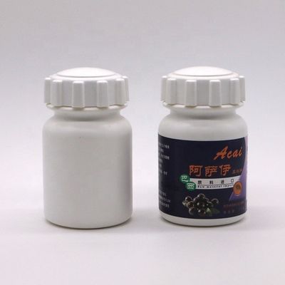 Rundes 225 ml 7,5 oz Plastik-HDPE-Medikamentbehälter Ergänzungsbehälter Flaschenverschluss