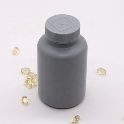 Matte 200 ml HDPE Silbergraue Plastikflasche für individuell anpassbare Verpackungen für feste Medikamente