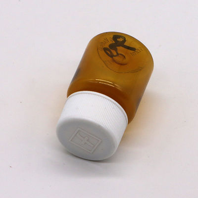 Siebdruck 15 ml leerer PET-Plastik-Pillenflasche für Festpulver