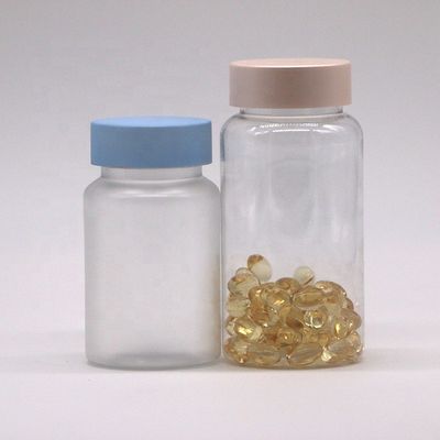 60ml/100ml/120ml/250ml PET-Plastikflasche mit mattem Finish, individuell angepasste Farbe und andere Medikamente