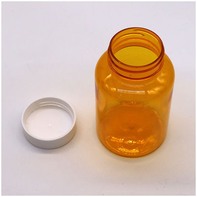 PET-Plastikflasche für Nahrungsergänzungsmittel Pille Kapsel Tabletten mit verschiedenen Kappen 250 ml/cc