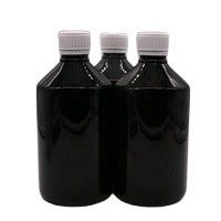 500 ml/16,9 oz PET Plastik Sirup Flasche Flüssigkeitszusatz Medizinbehälter mit Deckel