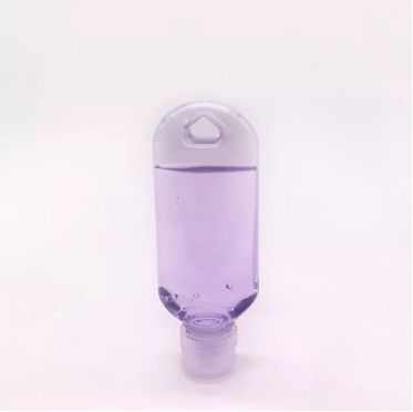 Klarer 50 ml PET-Handwaschbehälter Tragbarer Wiederauffüllbarer leerer Reisebottel mit Haken