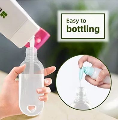 Klarer 50 ml PET-Handwaschbehälter Tragbarer Wiederauffüllbarer leerer Reisebottel mit Haken