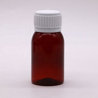 Flasche mit 50 ml PET-Husten Sirup für die Speicherung von Ölschmierflüssigkeiten