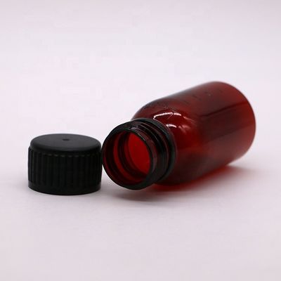 Flasche mit 50 ml PET-Husten Sirup für die Speicherung von Ölschmierflüssigkeiten