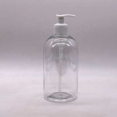 600mL 20oz PET Sprayflasche Boston Runde Kunststoff angepasste Farbpumpe Trigger Spray Handdesinfektionsflasche