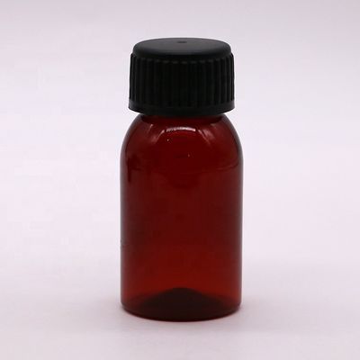 Flasche mit 50 ml PET-Husten Sirup für die Speicherung von Ölschmierflüssigkeiten