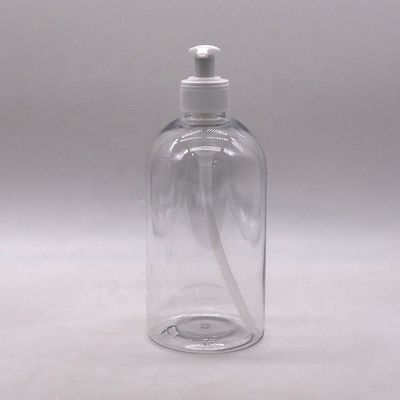 600mL 20oz PET Sprayflasche Boston Runde Kunststoff angepasste Farbpumpe Trigger Spray Handdesinfektionsflasche