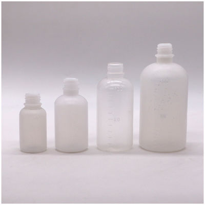 Medizin 100 ml PET Flüssigkeitsleere Plastikflasche mit Maßstab und anpassbarer Farbe
