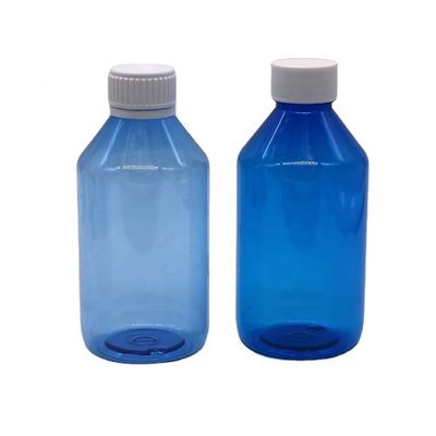 Benutzerdefinierte Farbe 250ml PET-Flaschen mit Schraubkappe und Farboption enthalten