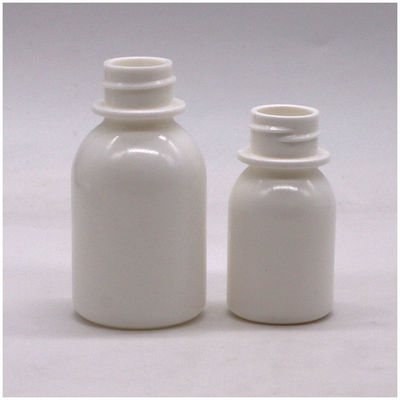 Kindersichere Deckelbehälter 60 ml PE weiße orale Flüssigkeitsflasche zur Behandlung von Husten Sirup
