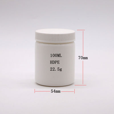 100 ml PE Kragen Flasche mit runder Form für Salbenflasche und Kapsel-Gipstabletten
