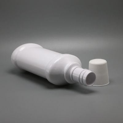 Flasche aus PET-Kunststoff mit 250 ml Kapazität und Bildschirmdruck