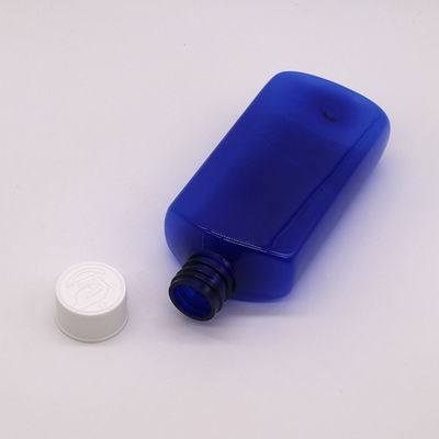 Customized Logo 180ML PET Quadratische Sterile Husten Sirup Flasche mit Kinderschutzkappe
