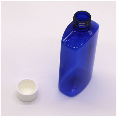 Customized Logo 180ML PET Quadratische Sterile Husten Sirup Flasche mit Kinderschutzkappe