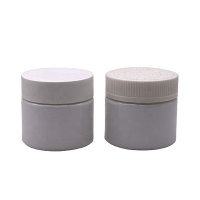 Körperpflege Industrie 100ml PE leere Plastikflasche mit breitem Mund mit Schraubkappe