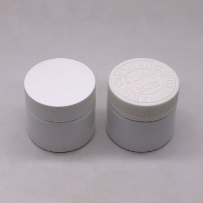 Körperpflege Industrie 100ml PE leere Plastikflasche mit breitem Mund mit Schraubkappe
