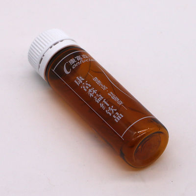 15 ml PET Amber Braun Flasche für orale Flüssigkeit mit manipulationssicheren Deckel für medizinische Verpackungen