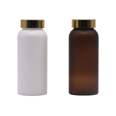 250 ml PET-Plastikflasche für das Nahrungsergänzungsmittel Pille Kapsel Tabletten Aufbewahrungsbehälter Matt Finish