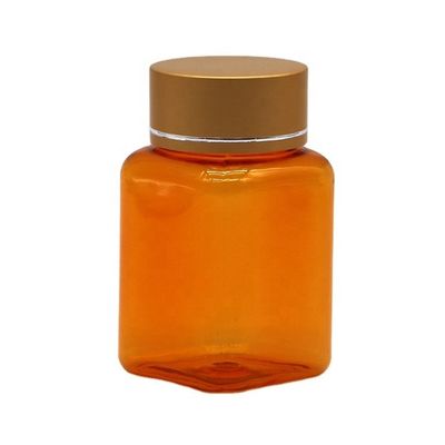 90ML PET-Quadrat-Pillerflasche mit verschiedenen Kappen von Chinese Pharmaceutical Company