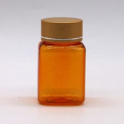 90ML PET-Quadrat-Pillerflasche mit verschiedenen Kappen von Chinese Pharmaceutical Company