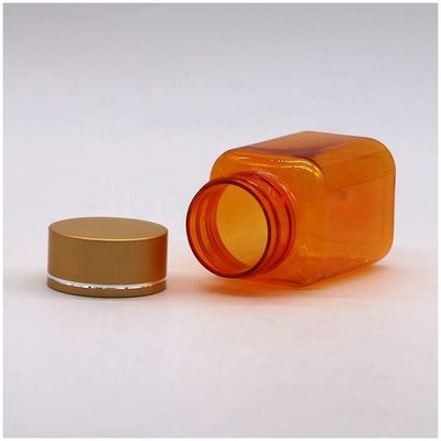 90ML PET-Quadrat-Pillerflasche mit verschiedenen Kappen von Chinese Pharmaceutical Company