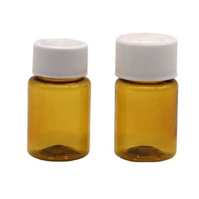 Pharmazeutische Verpackung PET-Flasche aus Kunststoff mit transparenten Farben und Bildschirmdruck