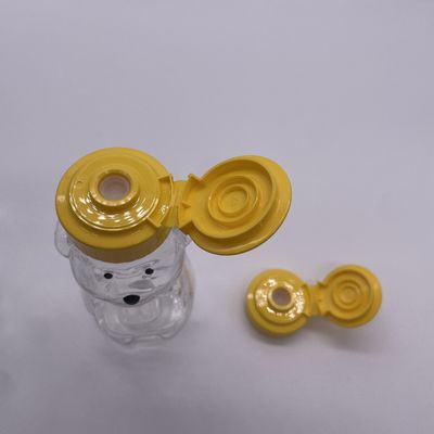 200 ml Plastikflasche in Bärenform mit Aluminium-Schraubkappe