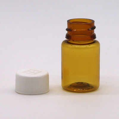 Pharmazeutische Verpackung PET-Flasche aus Kunststoff mit transparenten Farben und Bildschirmdruck