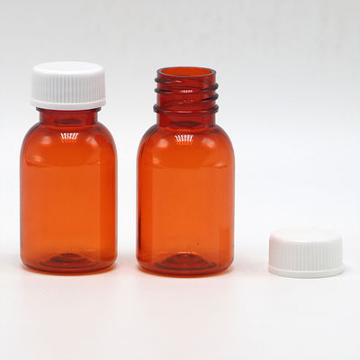 Leckdichte PET-Flasche mit Kappe 20ML/CC Halsband aus PET