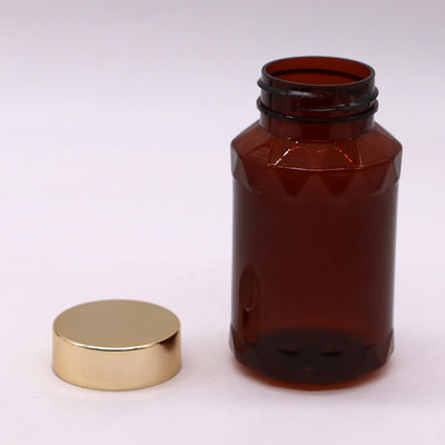 150 ml Kapazität PET-Flaschen mit einzigartiger Form für Pillen und Kapseln in kundenspezifischen Farben