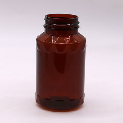 150 ml Kapazität PET-Flaschen mit einzigartiger Form für Pillen und Kapseln in kundenspezifischen Farben
