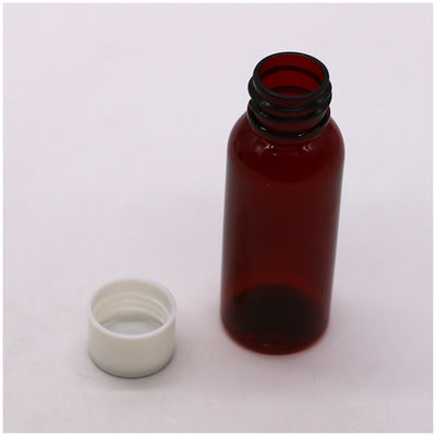 30 ml PET Boston Round Slim 20-410 Sirup Plastikflasche für Ahornsirup