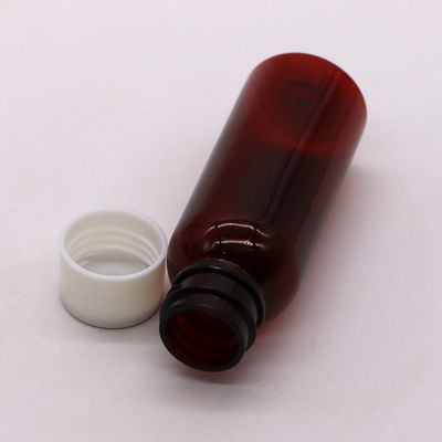 30 ml PET Boston Round Slim 20-410 Sirup Plastikflasche für Ahornsirup