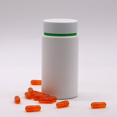 angepasste Farb-PE-Kappen Zwei-Schicht-Feststoffbehälter für 175ml-Pillenflasche