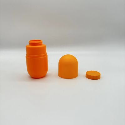Bildschirmdruck HDPE Plastikkapselflasche für Kapselpillen