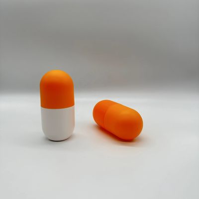 Bildschirmdruck HDPE Plastikkapselflasche für Kapselpillen