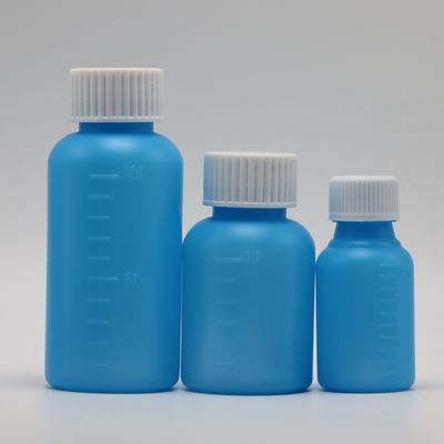 30 ml / 1 oz / 1 cc HDPE Flüssigmedizin Tabletten Pille Flasche mit CRC Kappe und Bildschirmdruck