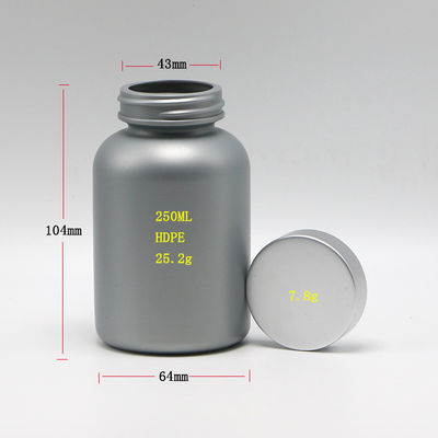 250 ml HDPE Plastikflasche für Medizin Pillen Kragen Material HDPE Industrie Medizin