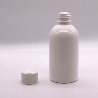 Siebdruck 100 ml/200 ml250 ml HDPE weiße leere Medizinflasche mit Kindersicherheitskappe