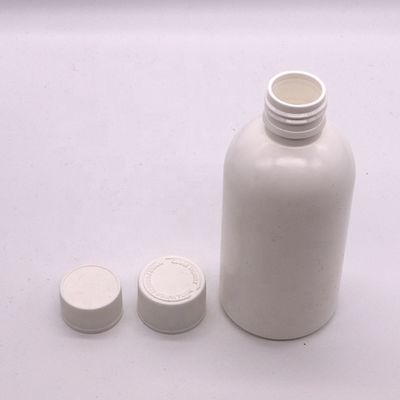 Siebdruck 100 ml/200 ml250 ml HDPE weiße leere Medizinflasche mit Kindersicherheitskappe