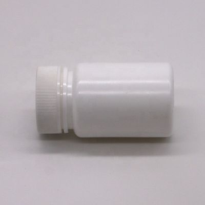 HDPE-Plastikflasche mit Schraubverschluss und individueller Etikettendruckleistung mit einer Kapazität von 45 ml