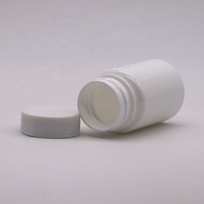 HDPE-Plastikflasche mit Schraubverschluss und individueller Etikettendruckleistung mit einer Kapazität von 45 ml