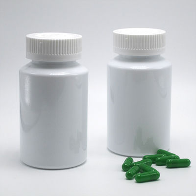 150 ml PET weiße Plastikflasche mit kindersicheren Deckel für Pillenpräparate