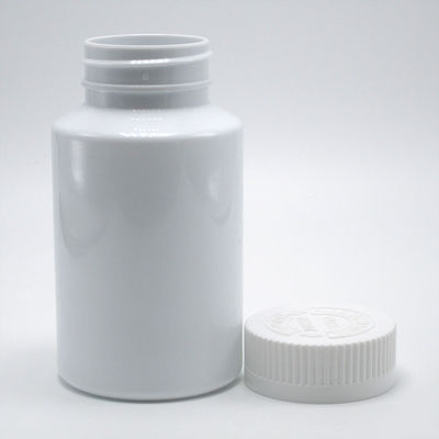150 ml PET weiße Plastikflasche mit kindersicheren Deckel für Pillenpräparate