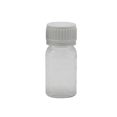 30 ml weiße PET-Flasche mit Oralflüssigkeit mit Sicherheitskappe und Bildschirmdruck
