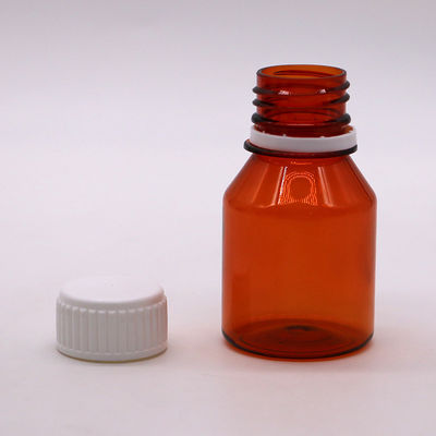 50 ml PET-leere tragbare Plastikflaschen mit weißer Schraubkappe